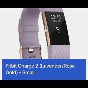 Fitbit Charge2 special edition lavender/rose gold